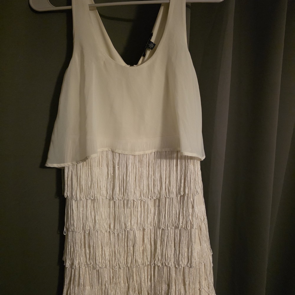 American Eagle Outfitters Cream Dress